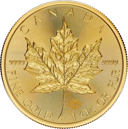 Moneta Kanadyjski Liść Klonowy 31,1 g Uncja Złota