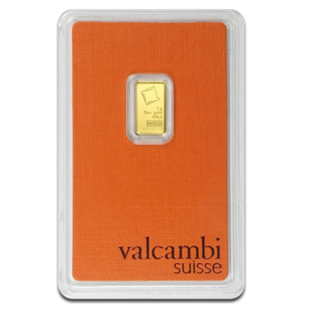 Złota Sztabka Valcambi 2g 999,9 LBMA