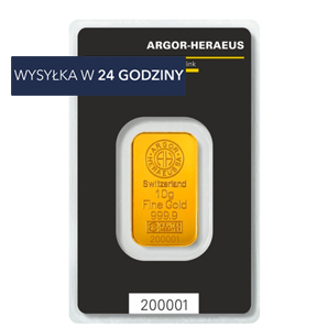 Sztabka Argor-Heraeus 10 g