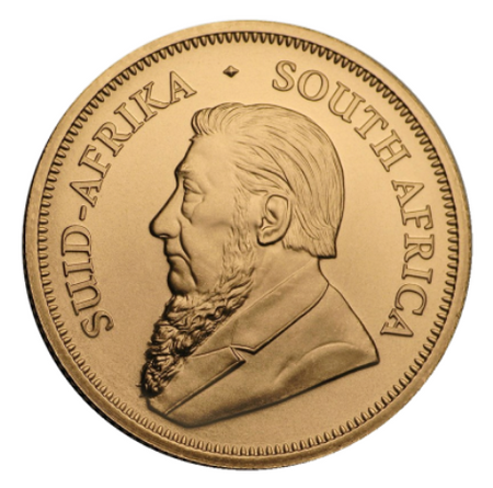 Moneta Krugerrand  15,5 g 1/2 Uncji Złota